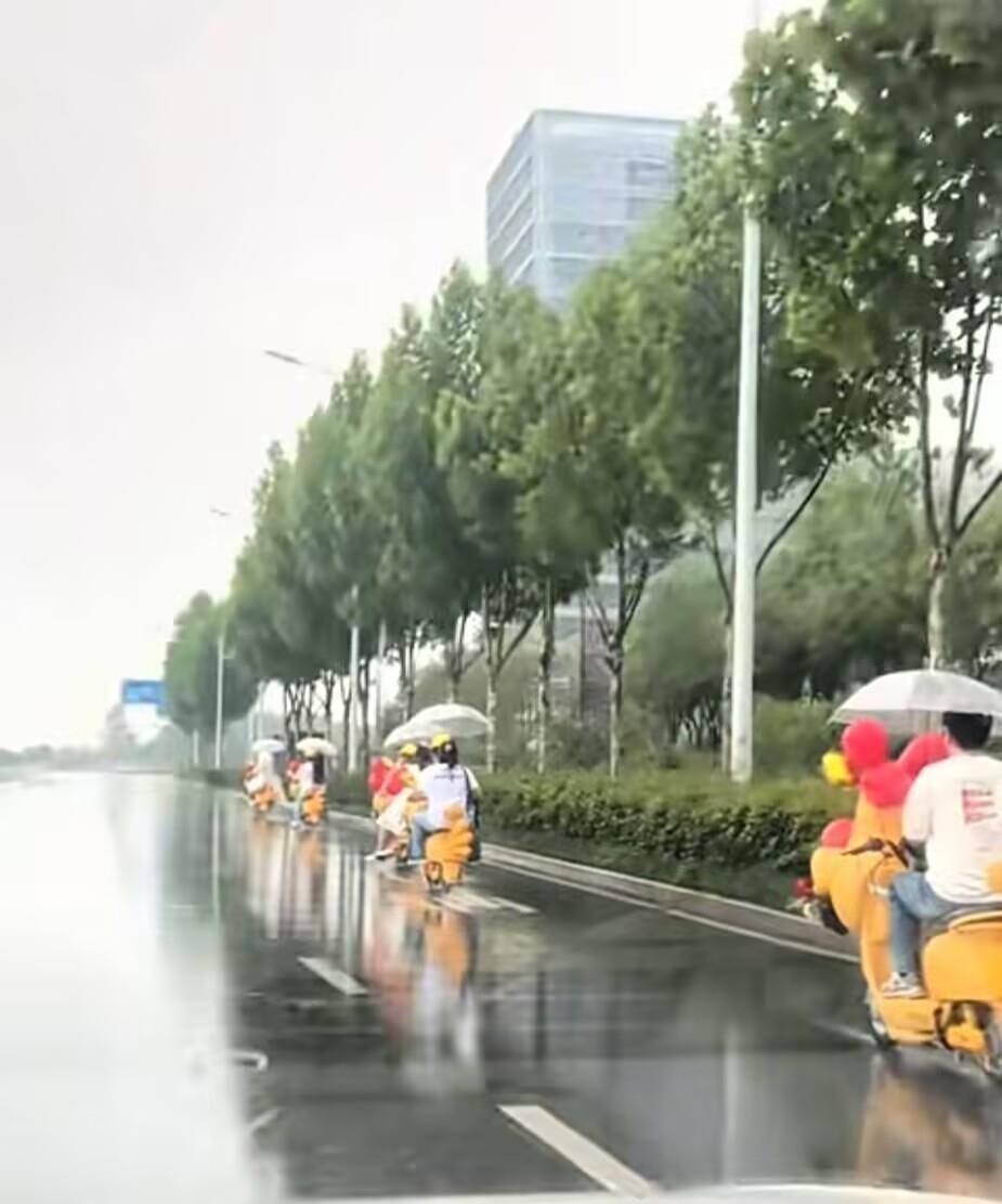 皇冠体育App下载
_合肥一对新人雨中骑“鸡动车”去结婚皇冠体育App下载
,新人:很浪漫,挺有氛围