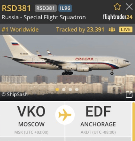 皇冠信用網在哪里注册
_俄专机穿过极地抵达阿拉斯加皇冠信用網在哪里注册
，美俄会谈地“全副武装”：数百特工入驻，安保规则曝光