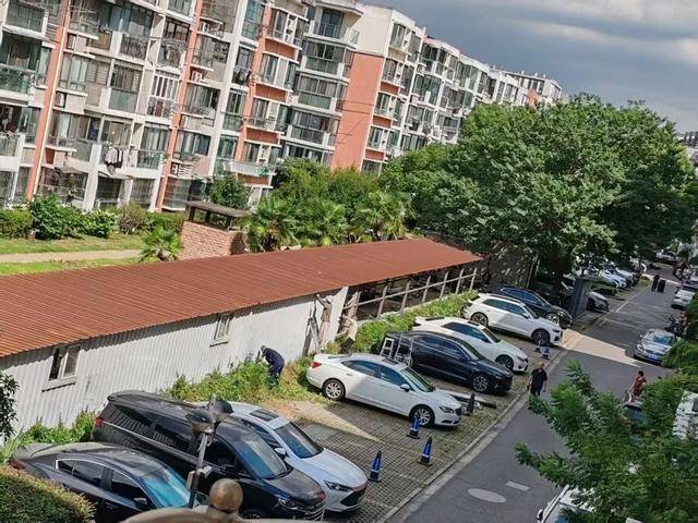 皇冠信用盘如何注册_上海居民投诉后傻眼：只拆了一半！小区绿化被大量铁皮房霸占皇冠信用盘如何注册，还有人住？居民直指小区公共收益疑云